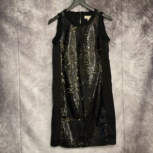 Michael Kors Black and Gold Sequin stunner